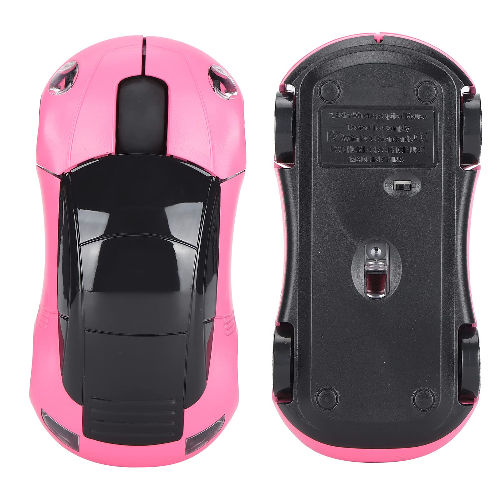2.4G Mouse Car Mouse, Mouse Car Shape Ergonomic Optical Cordless Mice With Usb Receiver Mause For Pc Office Laptops, Gifts For K